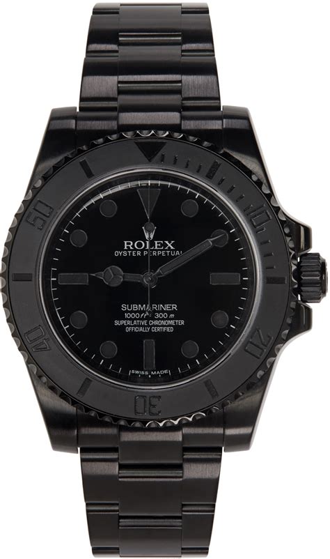 rolex mad submariner black|Rolex Submariner all black price.